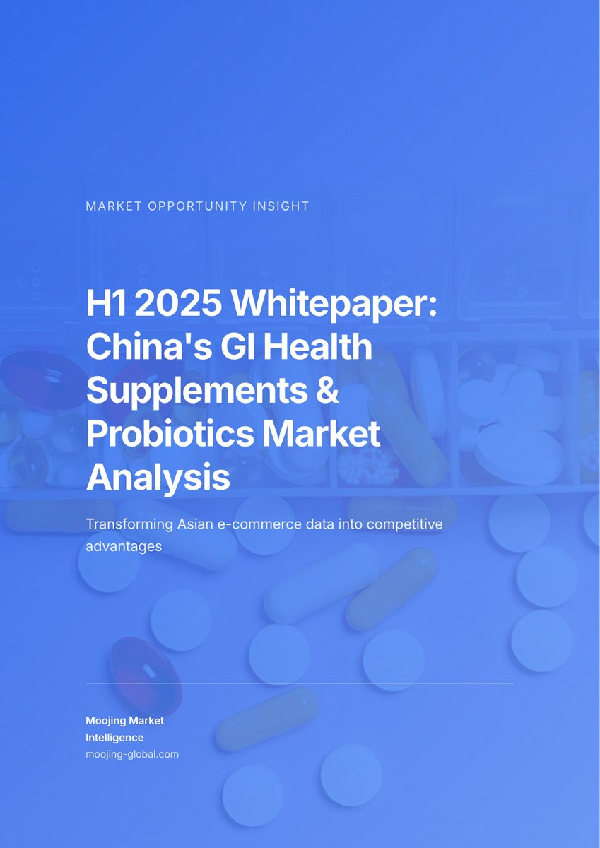 H1 2025 Whitepaper: China's GI Health Supplements &amp; Probiotics Market Analysis cover