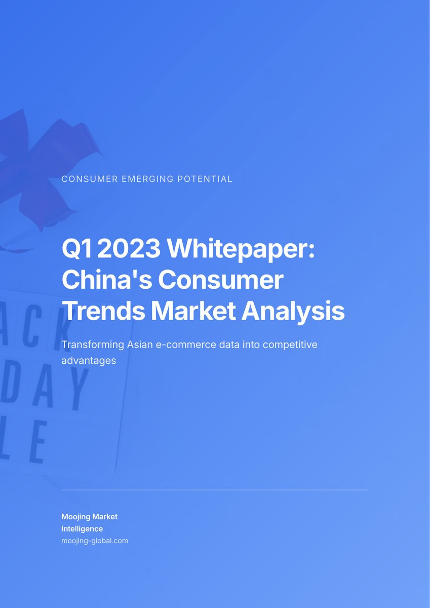 Q1 2023 Whitepaper: China's Consumer Emerging Potential Market Analysis cover