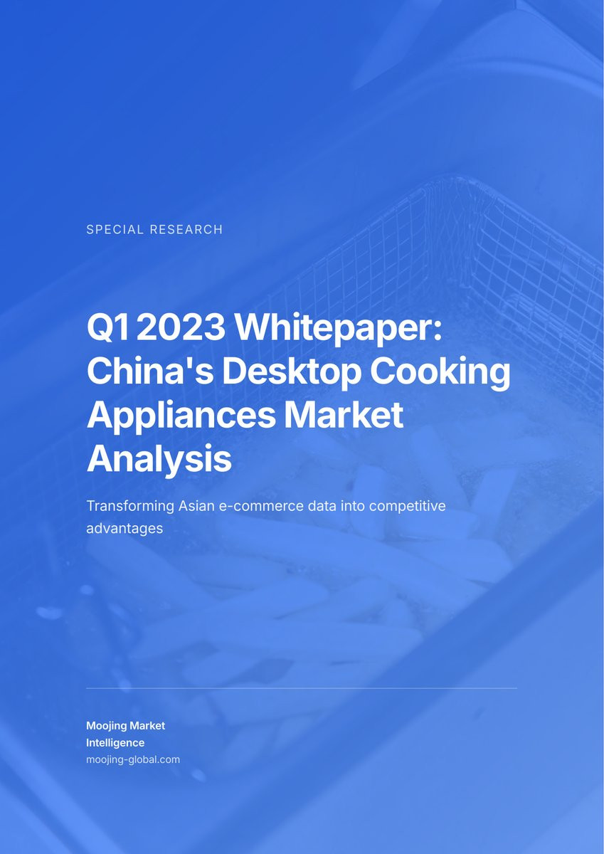 Q1 2023 Whitepaper: China's Desktop Cooking Appliances Market Analysis cover