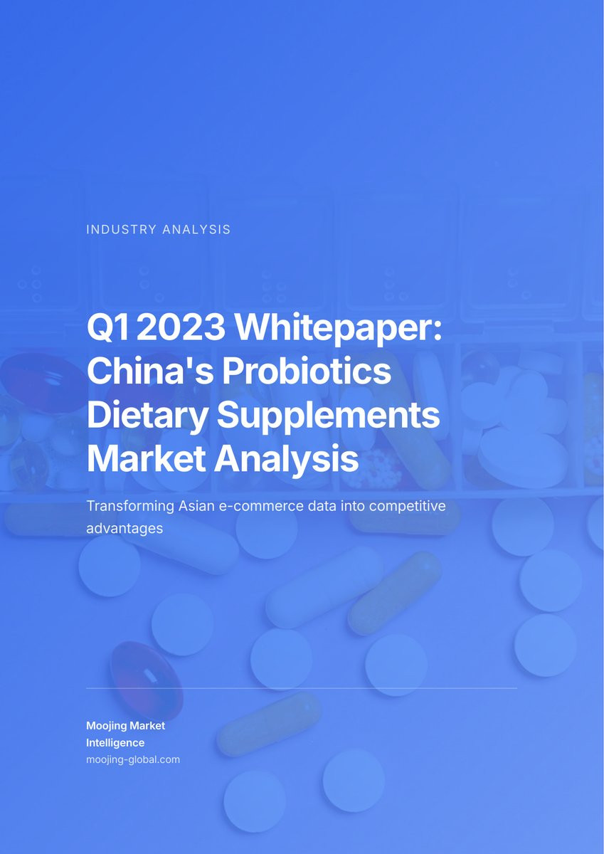 Q1 2023 Whitepaper: China's Probiotics Dietary Supplements Market Analysis cover