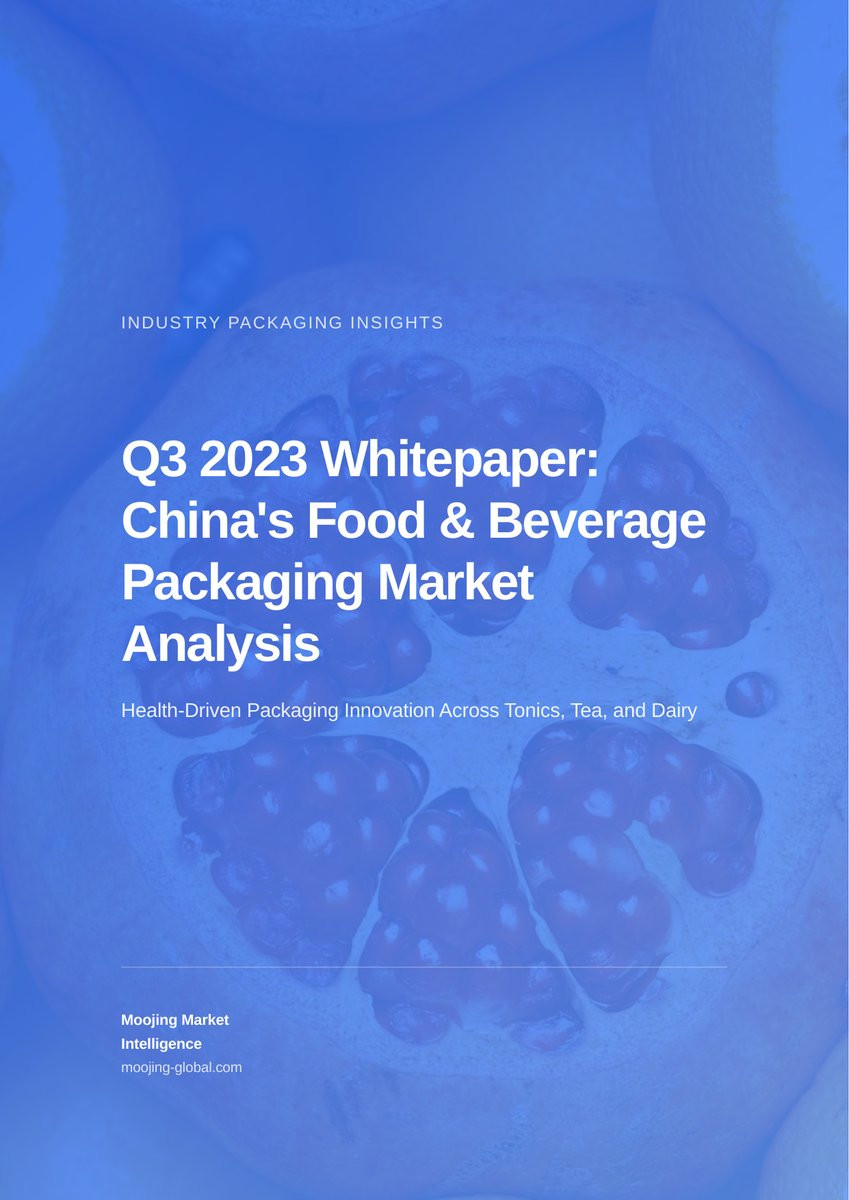 Q3 2023 Whitepaper: China's Food &amp; Beverage Packaging Market Analysis cover