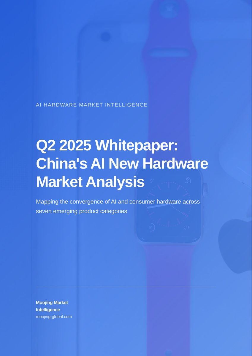Q2 2025 Whitepaper: China's AI New Hardware Market Analysis cover