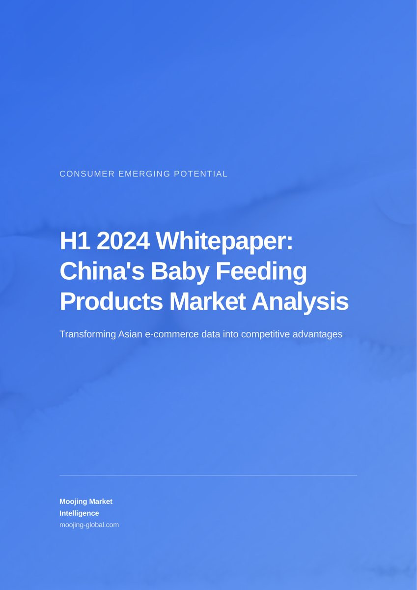 H1 2024 Whitepaper: China's Baby Feeding Products Market Analysis cover