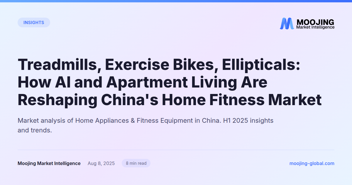 Treadmills, Exercise Bikes, Ellipticals: How AI and Apartment Living Are Reshaping China's Home Fitness Market
