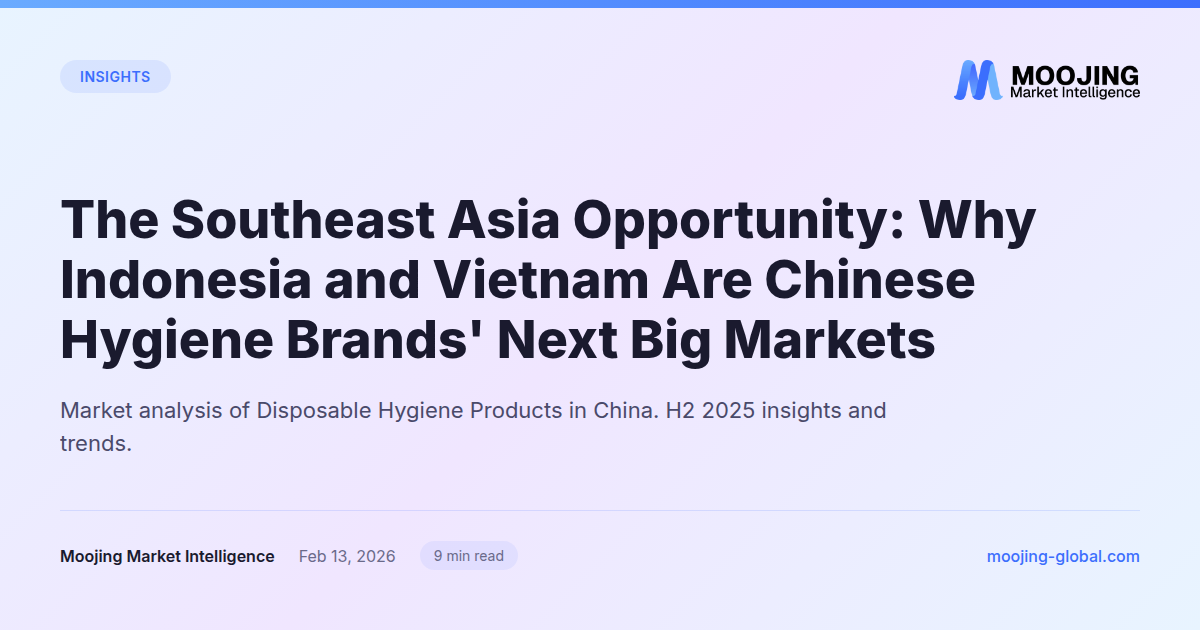 The Southeast Asia Opportunity: Why Indonesia and Vietnam Are Chinese Hygiene Brands' Next Big Markets