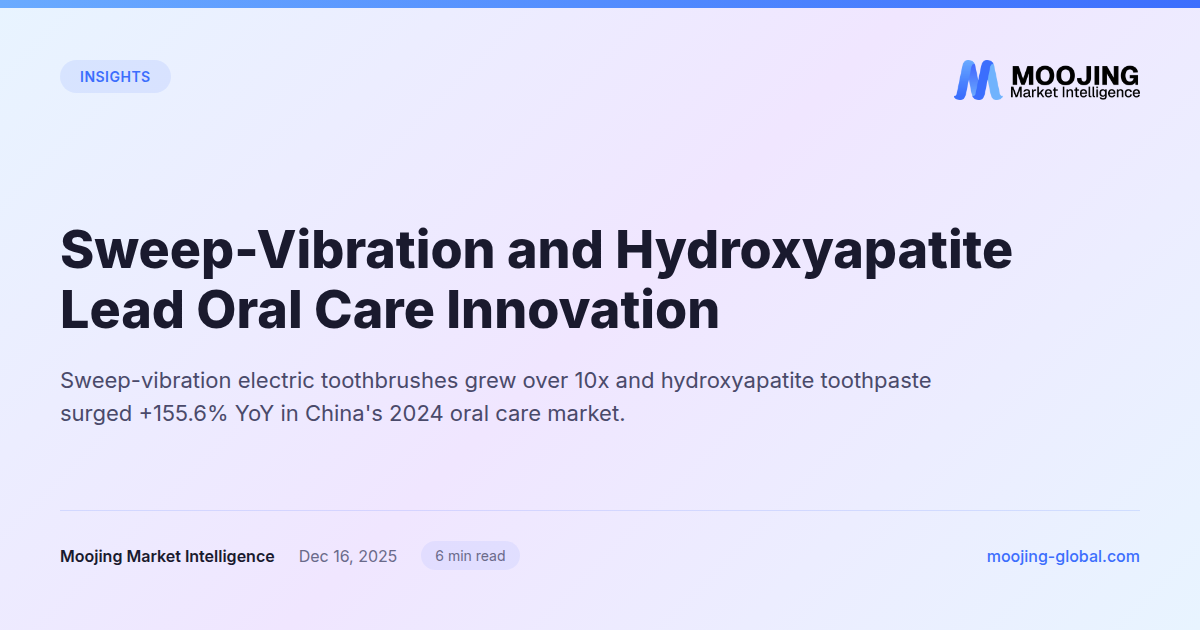 Sweep-Vibration and Hydroxyapatite Lead Oral Care Innovation