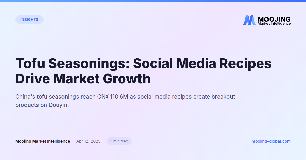 Tofu Seasonings: Social Media Recipes Drive Market Growth