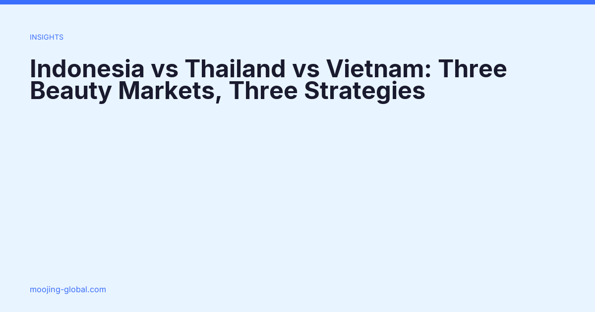 Indonesia vs Thailand vs Vietnam: Three Beauty Markets, Three Strategies